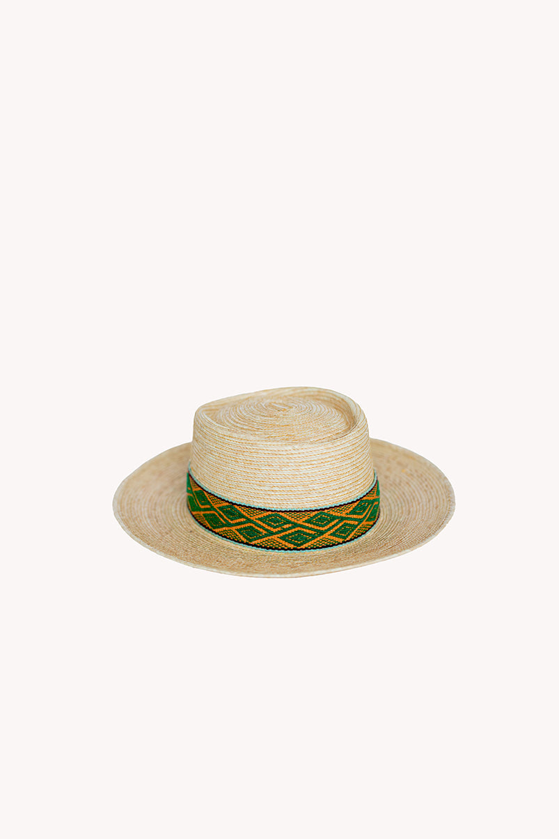 Bucket Palm Leaf Straw Hat