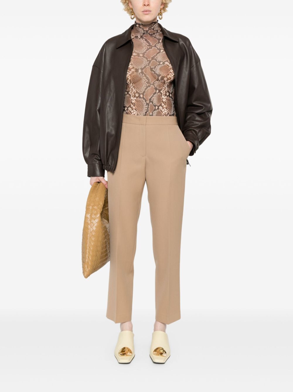 Jil Sander Women Slightly Cropped Tailored Pant