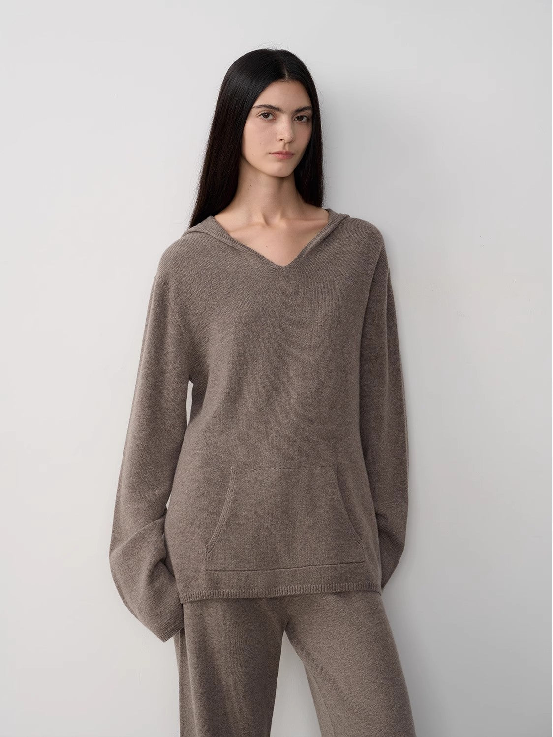 "Warm and waxy music" Australian merino wool knitted suit-1
