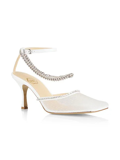 White Mesh Sandal