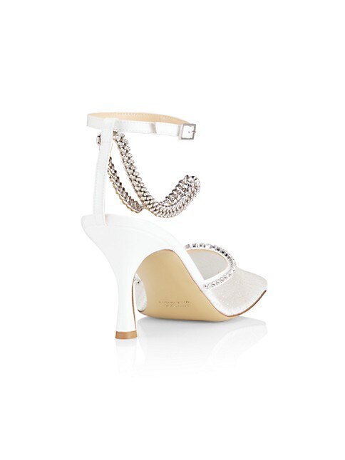 White Mesh Sandal