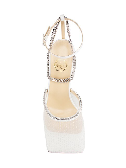 White Mesh Sandal