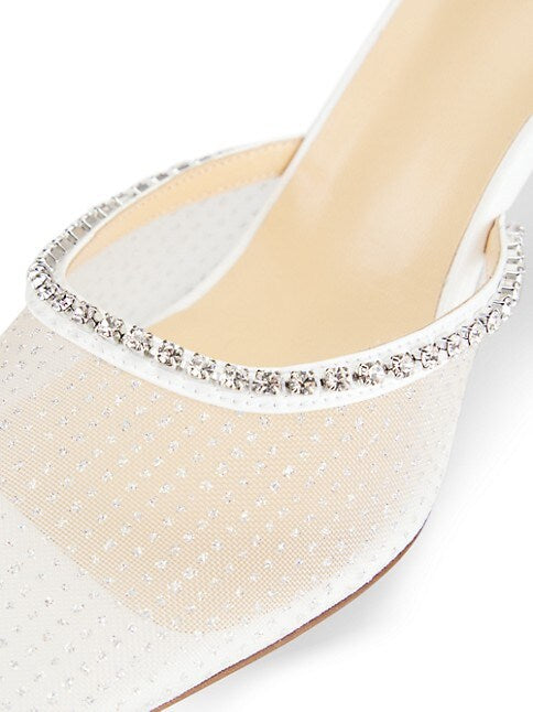White Mesh Sandal