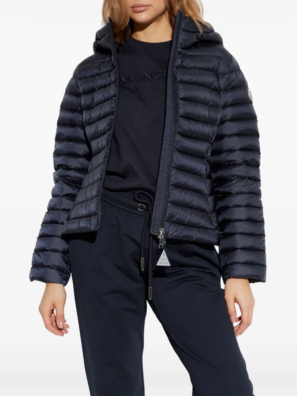 Moncler Women Ige Hooded Lightweight Short Down Jacket