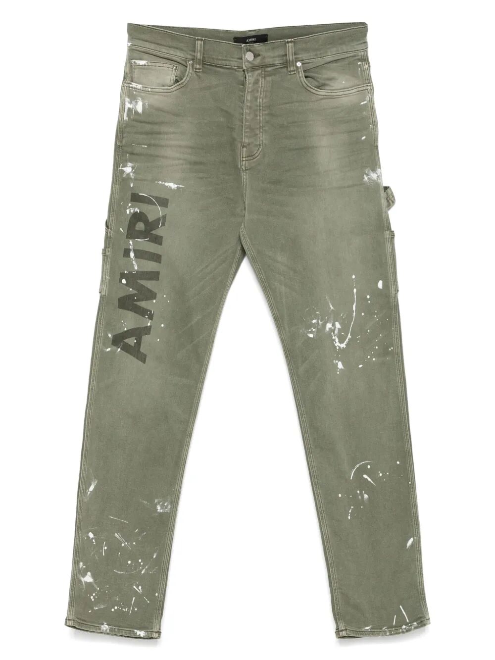 Amiri Men "Amiri Stencil" Slim Jeans