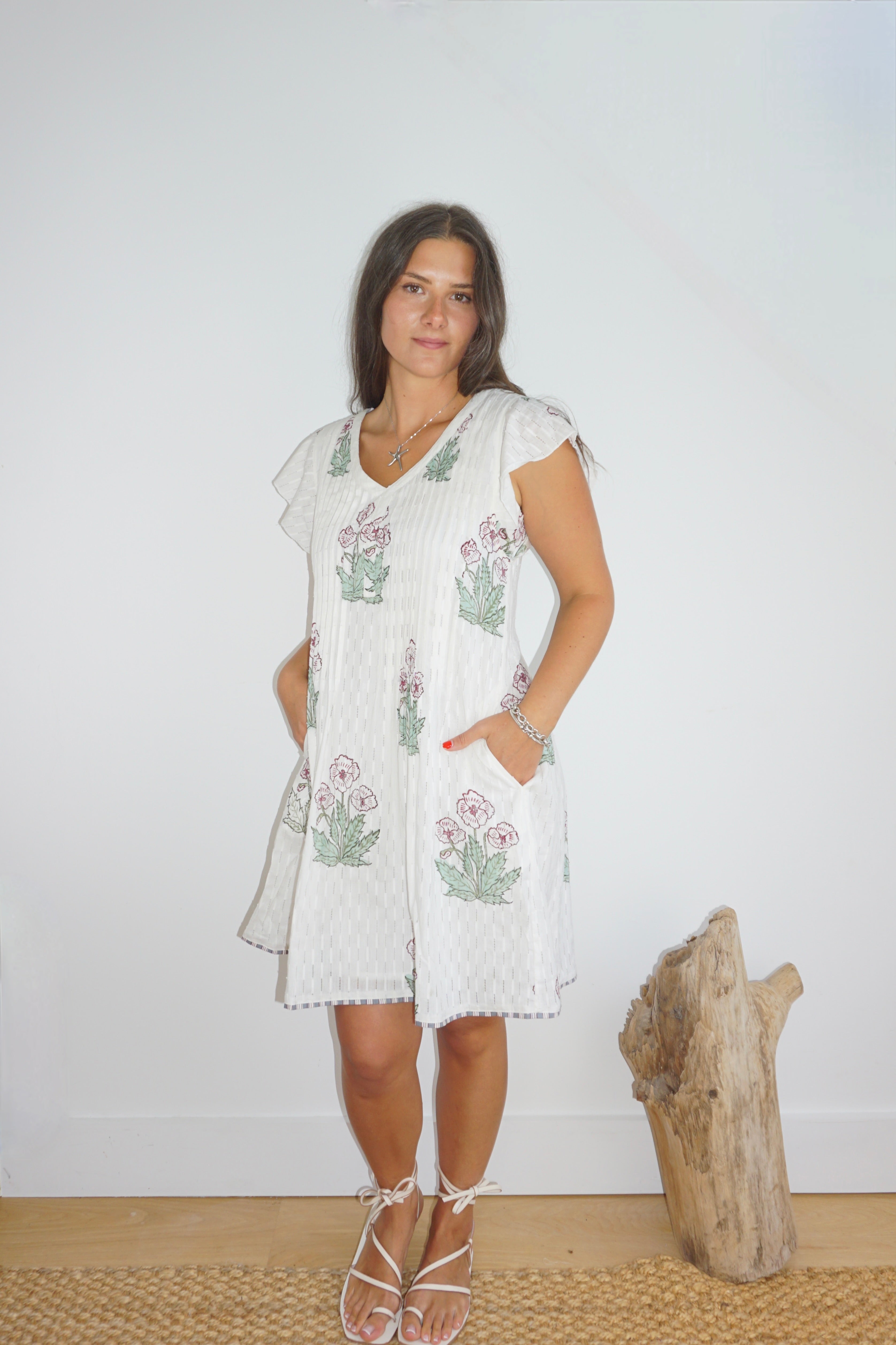 Doris Mini Dress in Cosmos