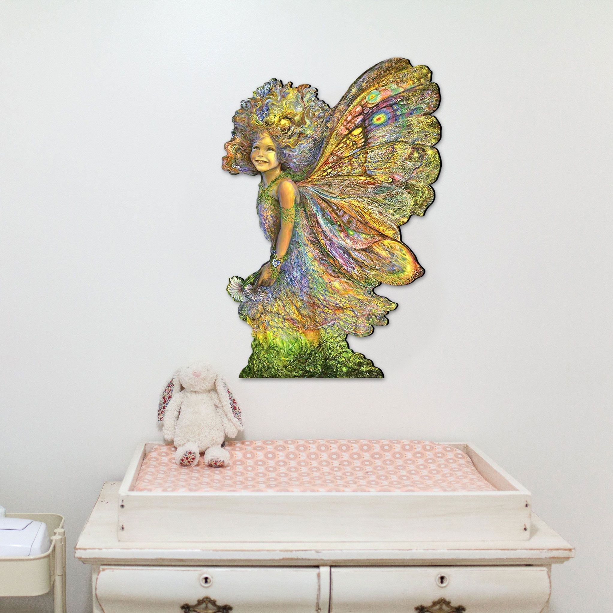 Fairy Holiday Outdoor Yard Sign Josephine Wall - Designocracy - 845619F-JW