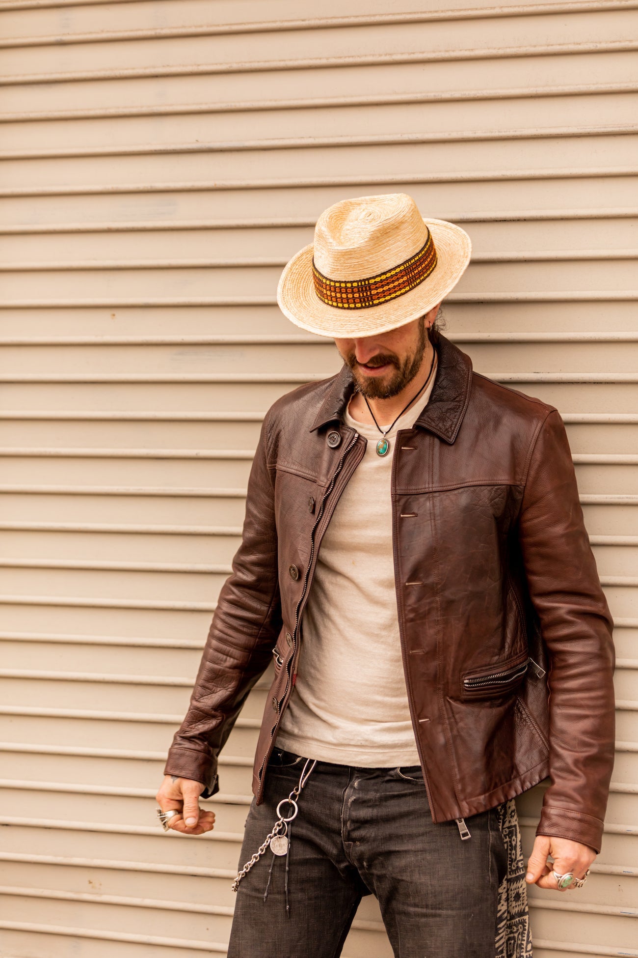 Fedora Palm Leaf Straw Hat