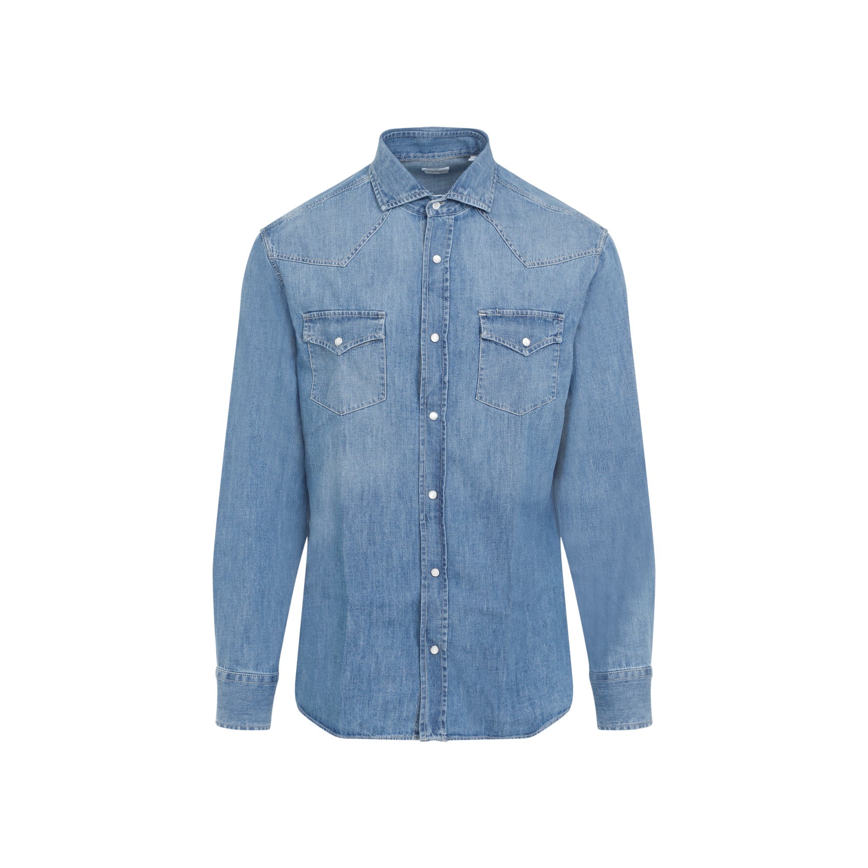 Brunello Cucinelli Denim Shirt Men