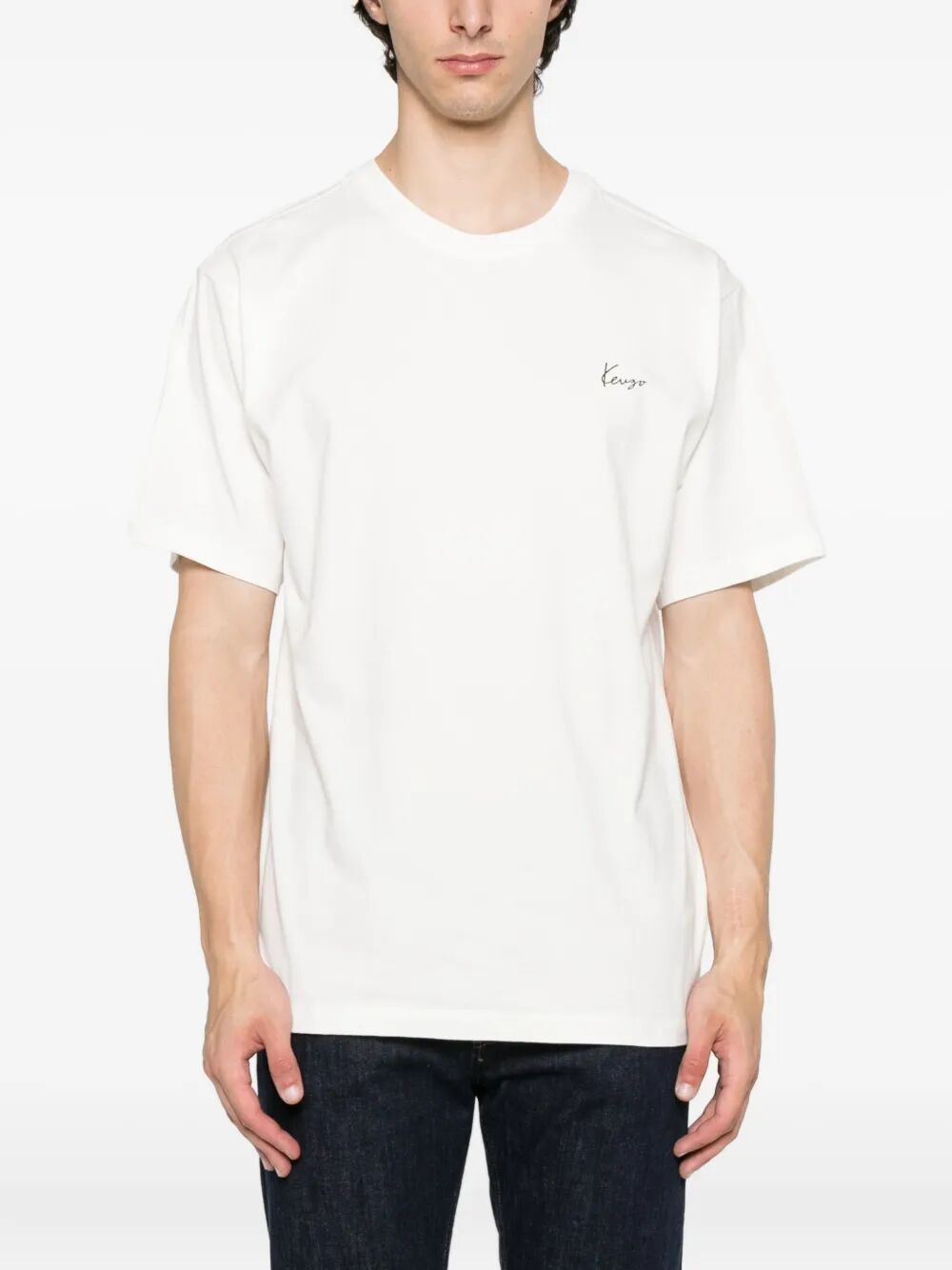 Kenzo Men Gots Archive Bouquet Print Cotton T-Shirt