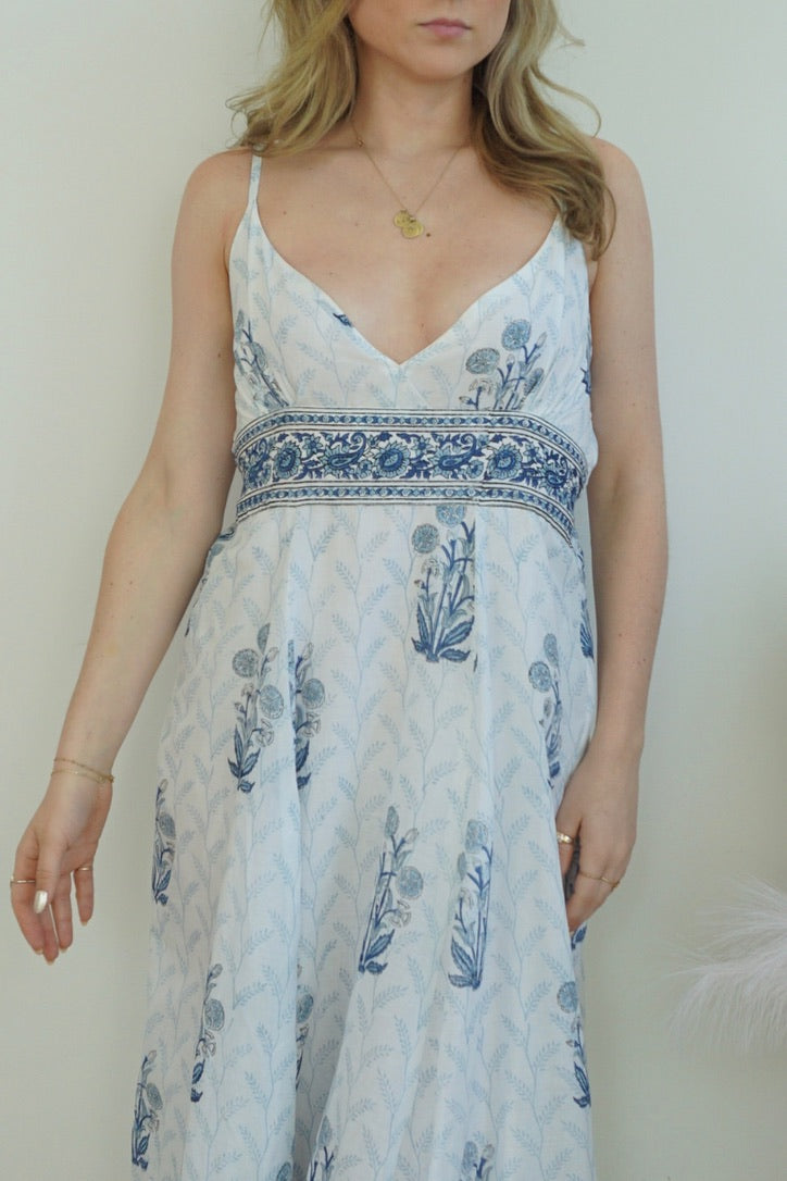 Mallorca Maxi Dress - Bluebell