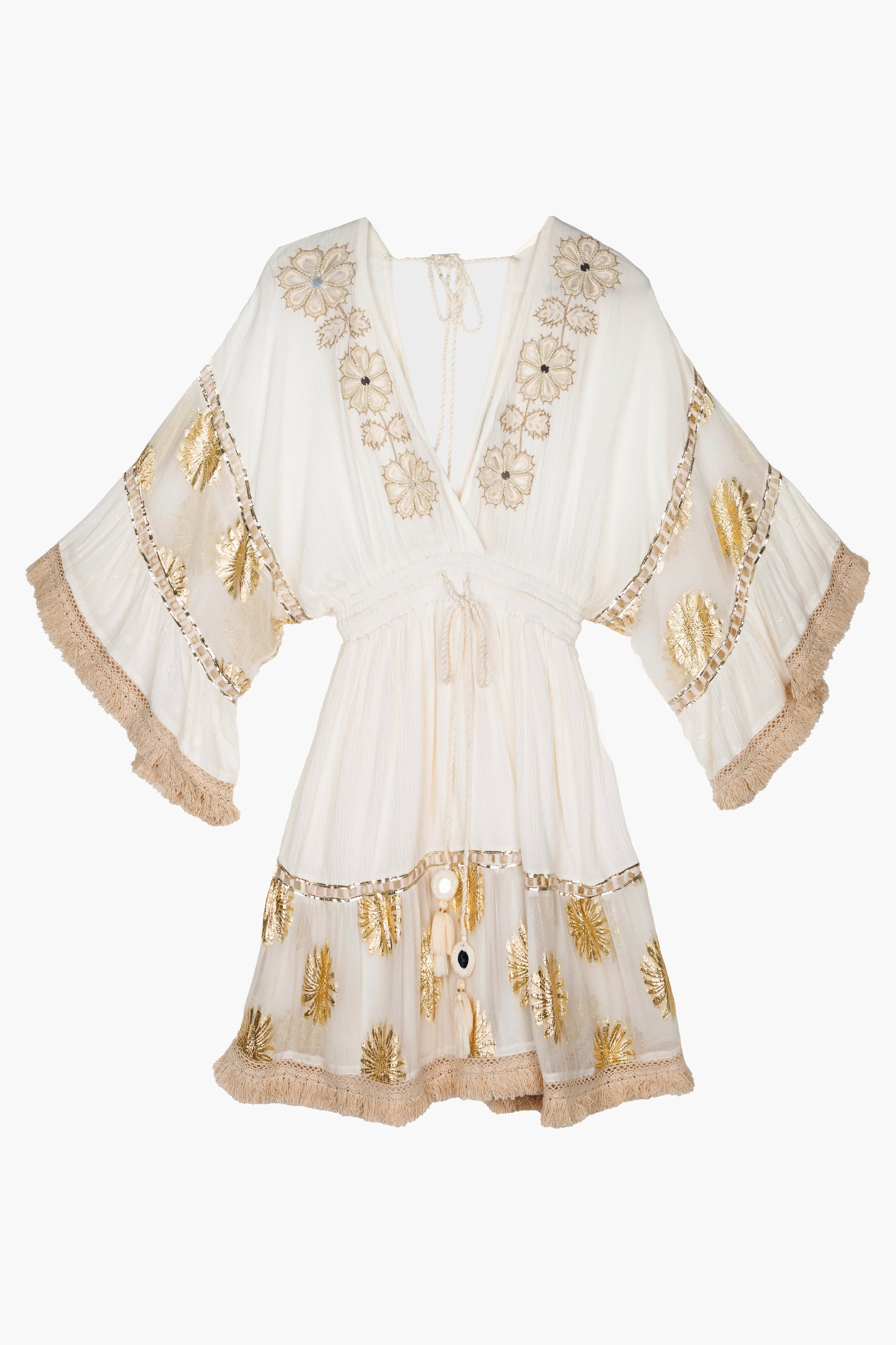 MANILA WHITE SHORT DRESS