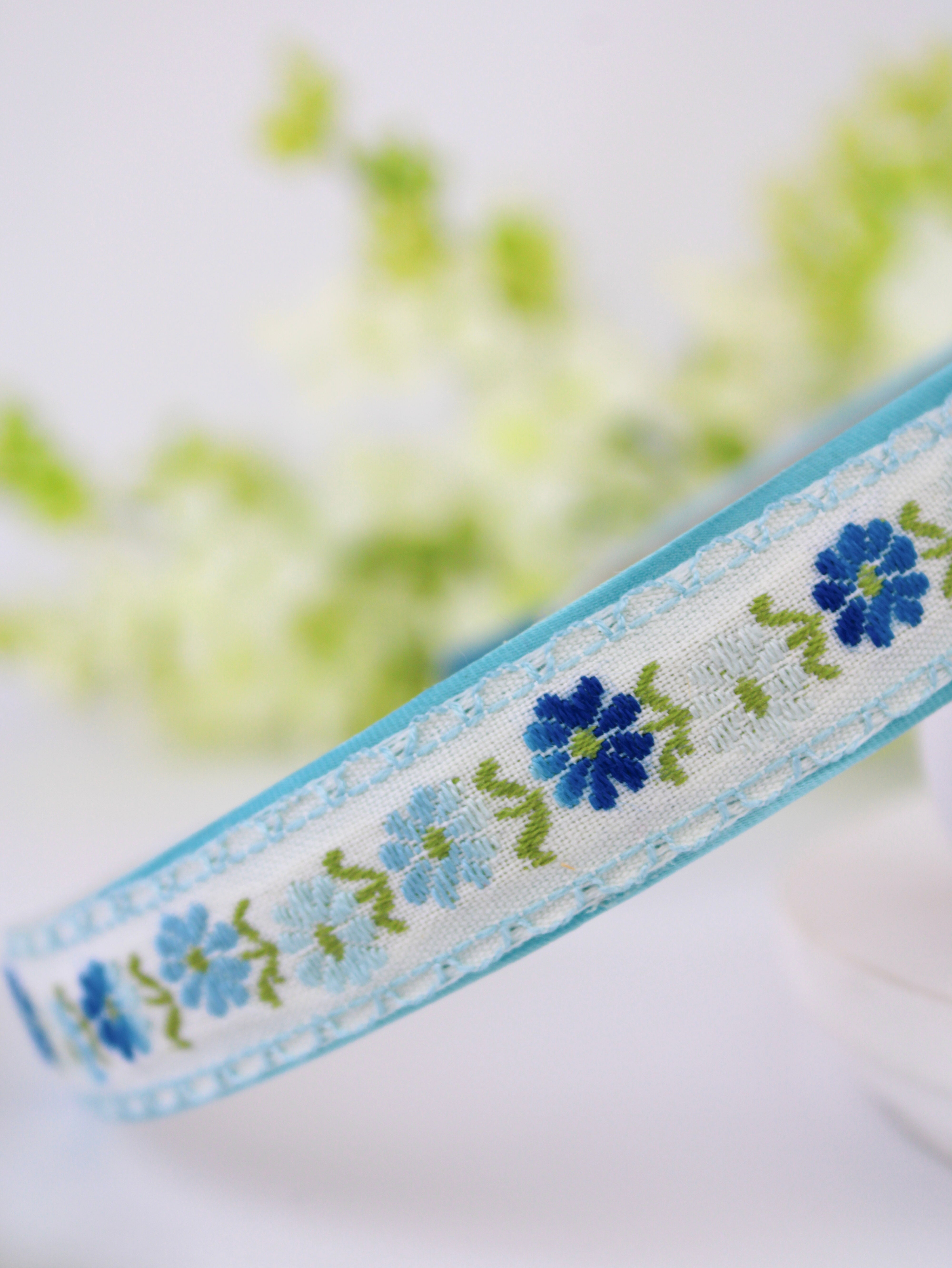 Jane's Blue Meadow Flowers Headband