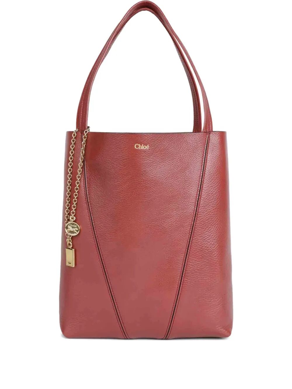 Chloe Women Chloé Spin Tote Bag In Grained Leather