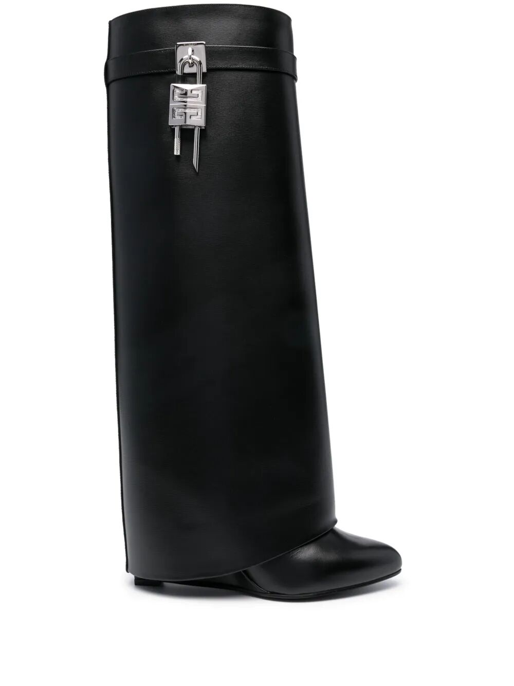 Givenchy Women Shark Lock Leather Boots