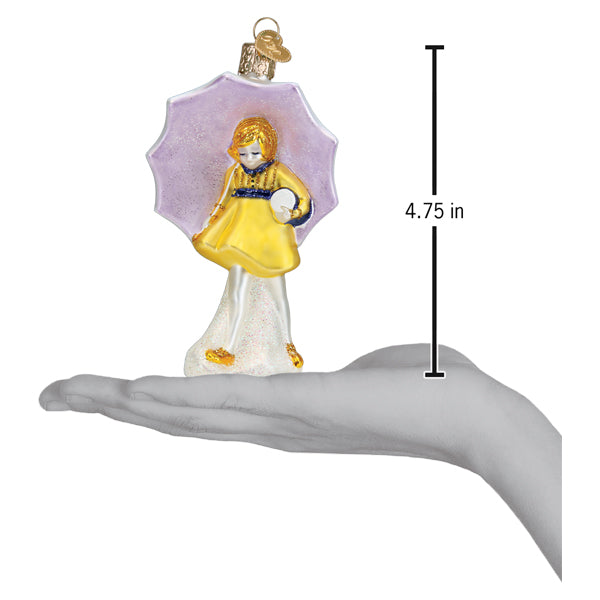 Morton Umbrella Girl Ornament