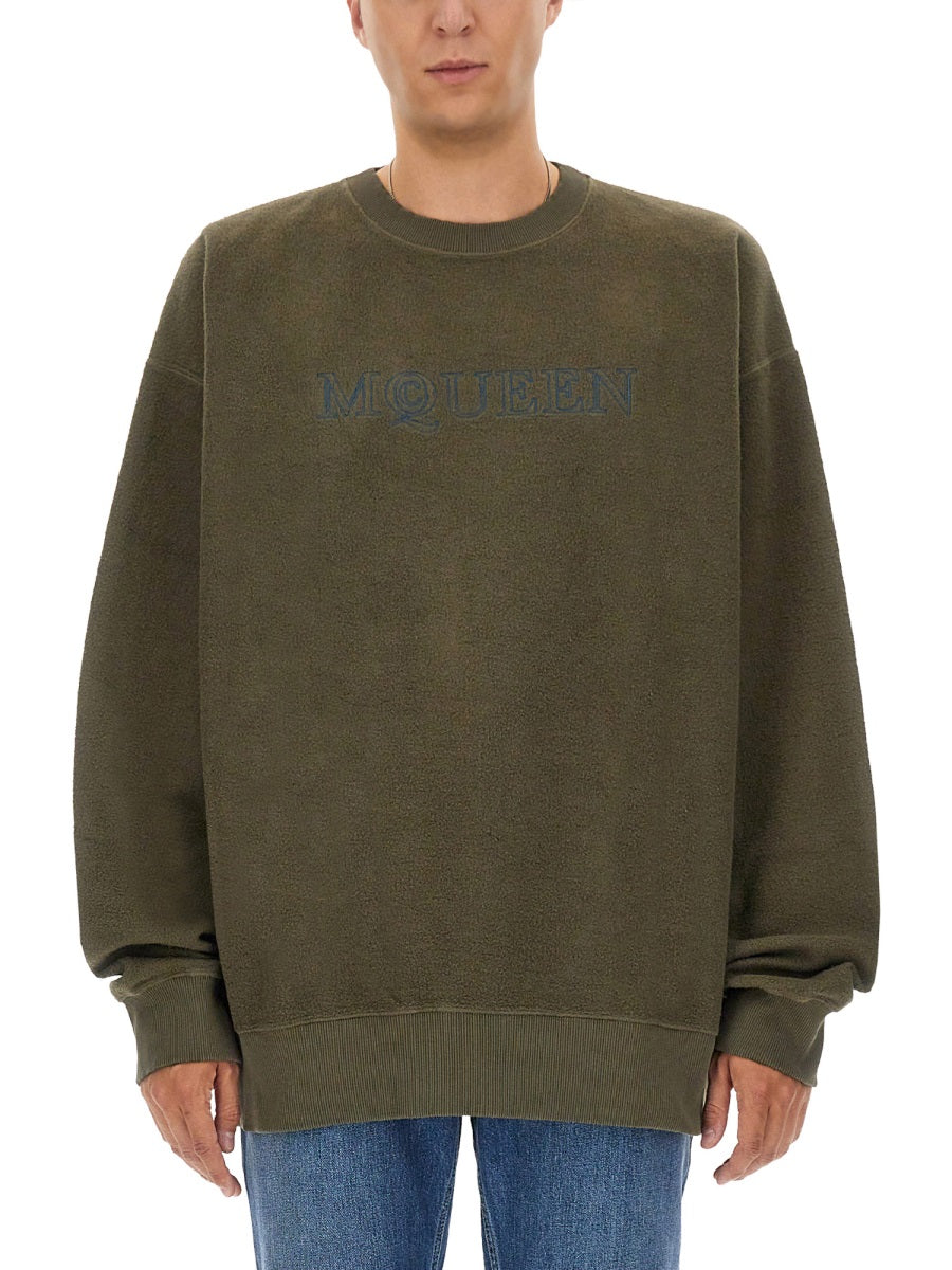 Alexander Mcqueen Men Sweatshirt With Logo