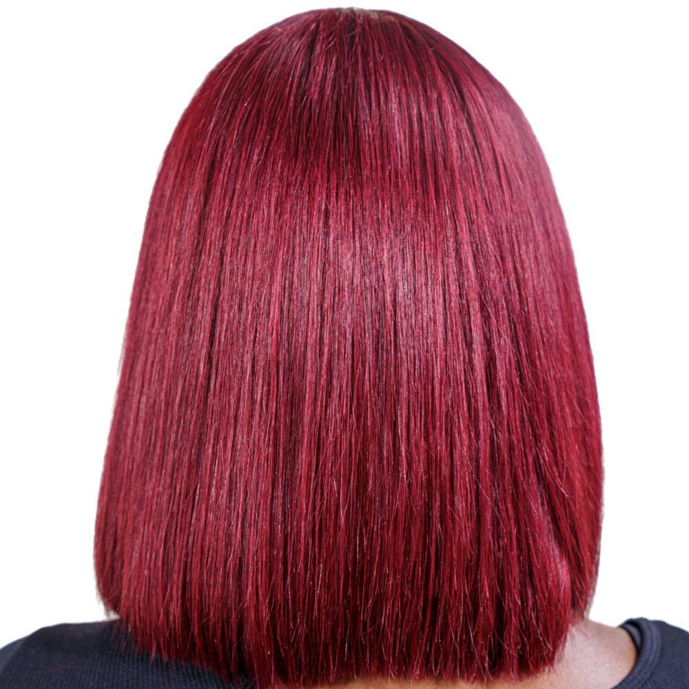 Cherry 13x4 Transparent Lace Front 100% Human Hair Bob Wig