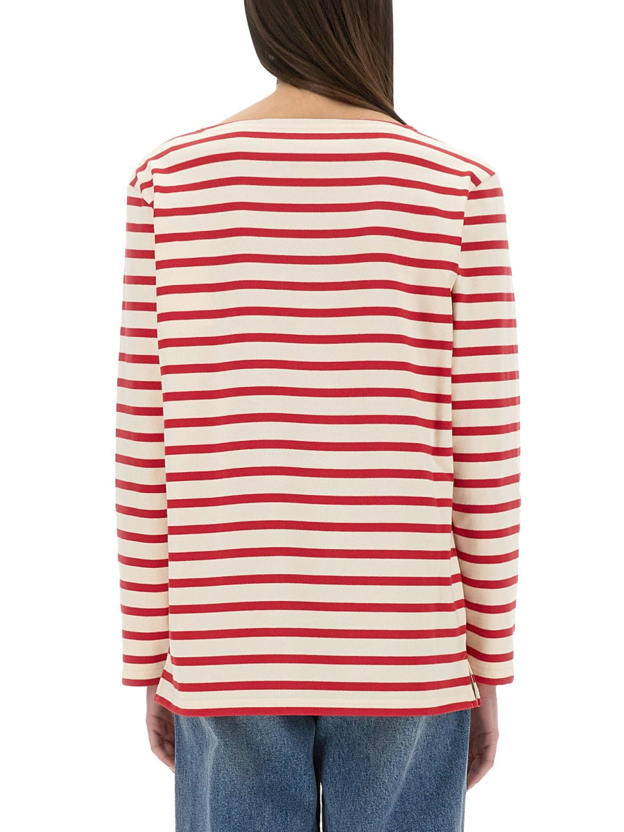 Valentino Women Cotton Long Sleeve T-Shirt With Print