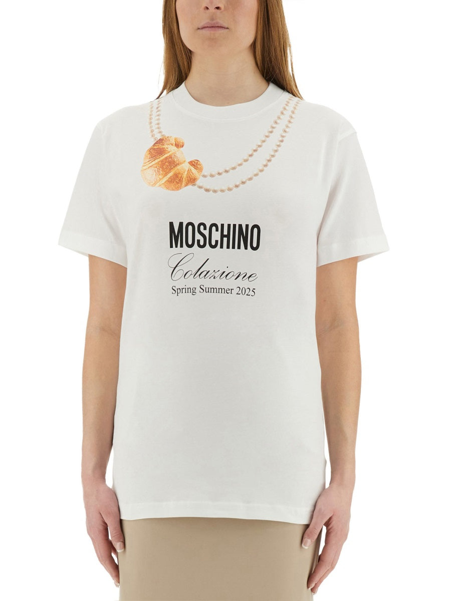 Moschino Women "Breakfast" T-Shirt
