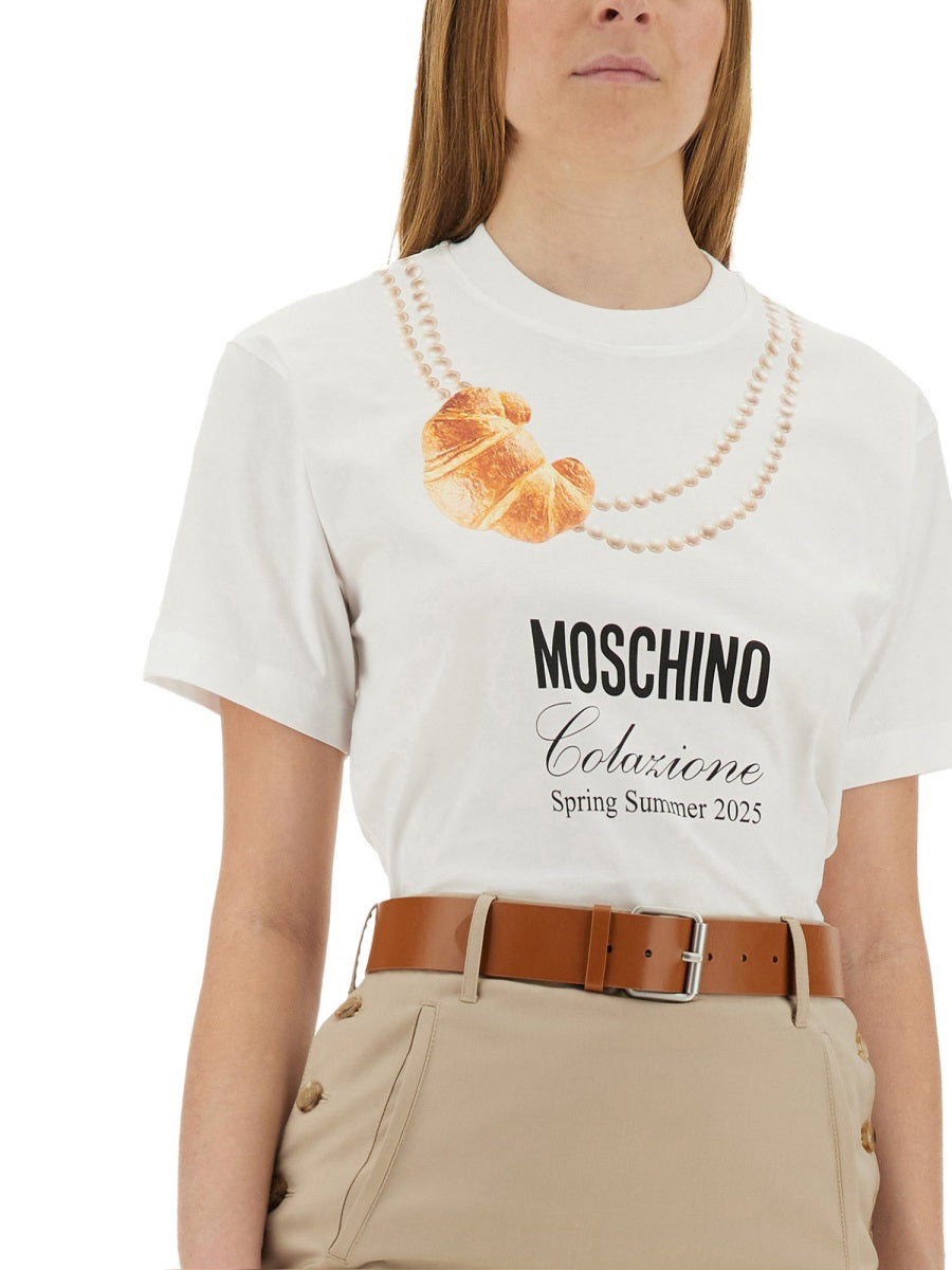 Moschino Women "Breakfast" T-Shirt
