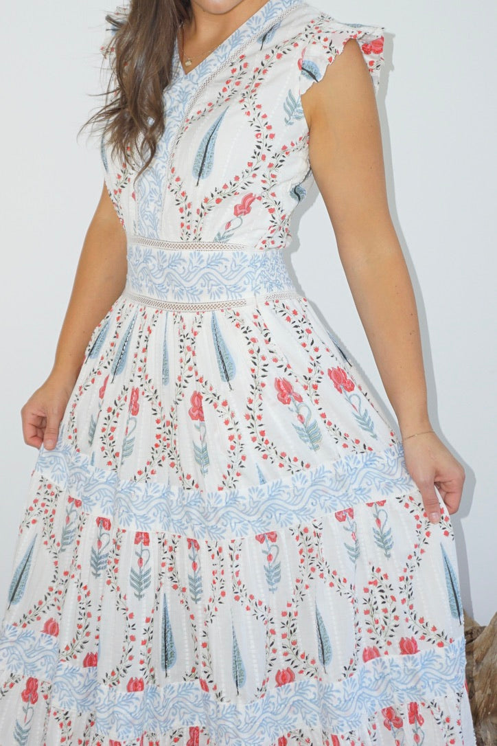 Percy Dress in Vinyard Floral