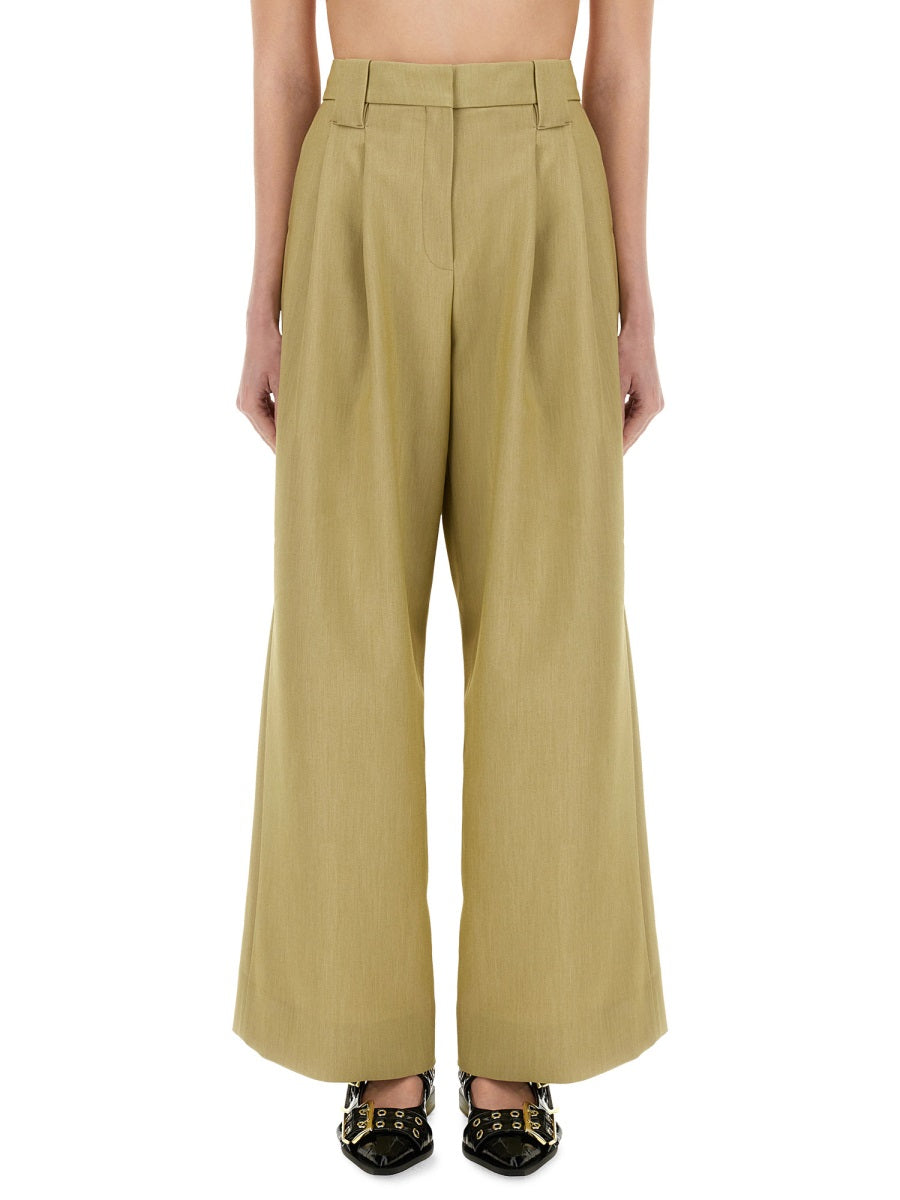Ganni Women Twill Suit Pants