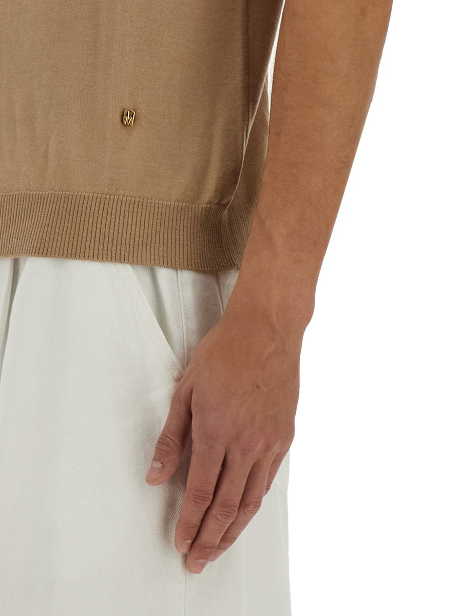 Moschino Men Wool And Silk Sweater