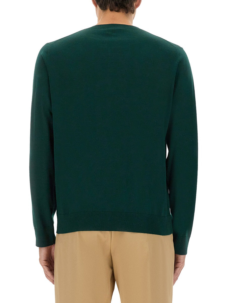 Paul Smith Men Jersey With Striped Detail