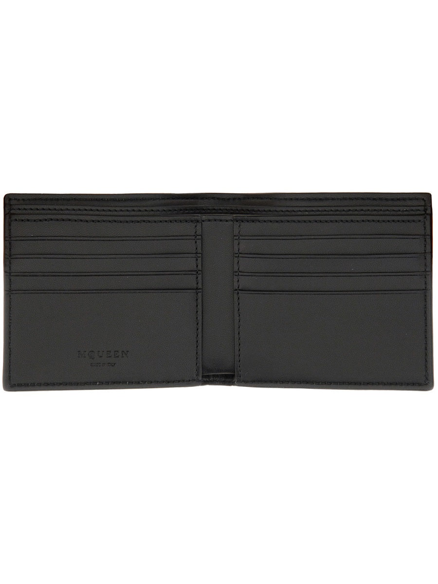 Alexander Mcqueen Men Bifold Wallet "The Skull"