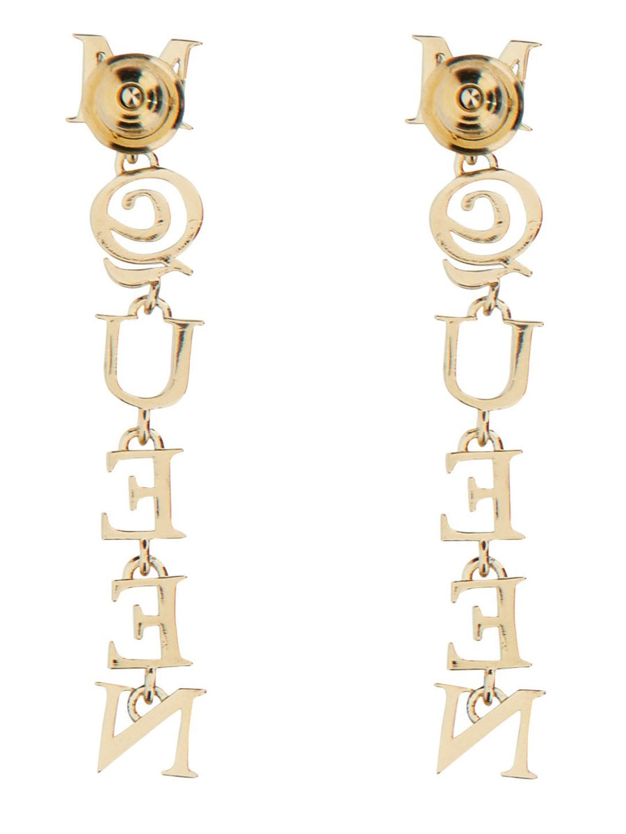Alexander Mcqueen Women Logo Earrings