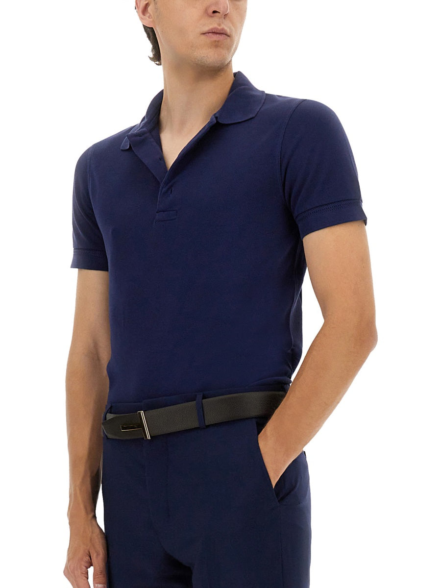 Tom Ford Men Pique Polo.