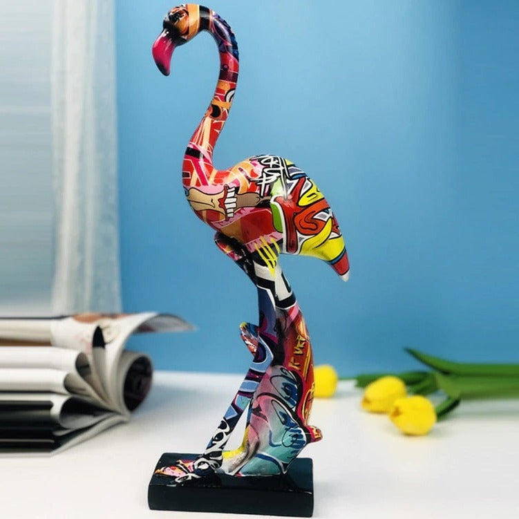 Flamingo Abstract Statues