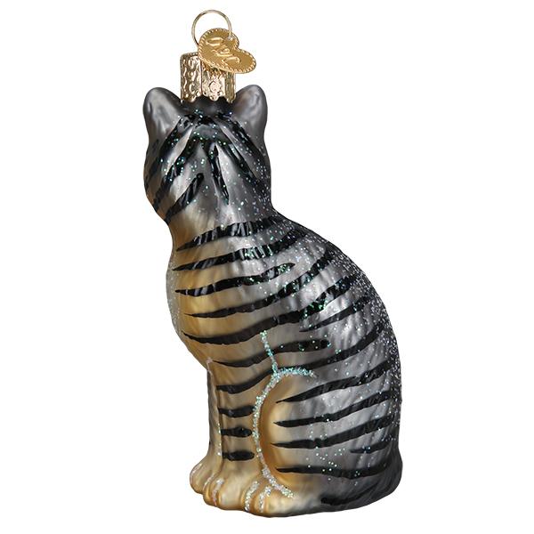 Tabby Cat ornament