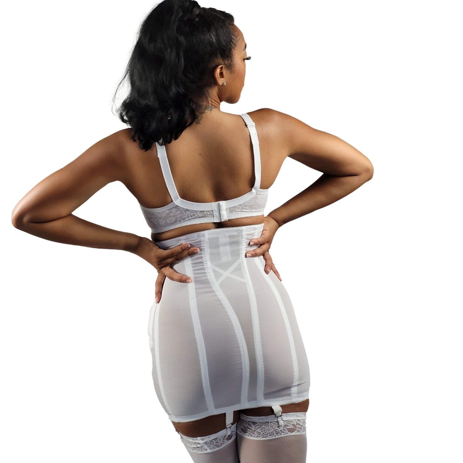 Style 1294 | Open Bottom Girdle Extra Firm Shaping | Zipper + Hook Closure | Sizes M–8X