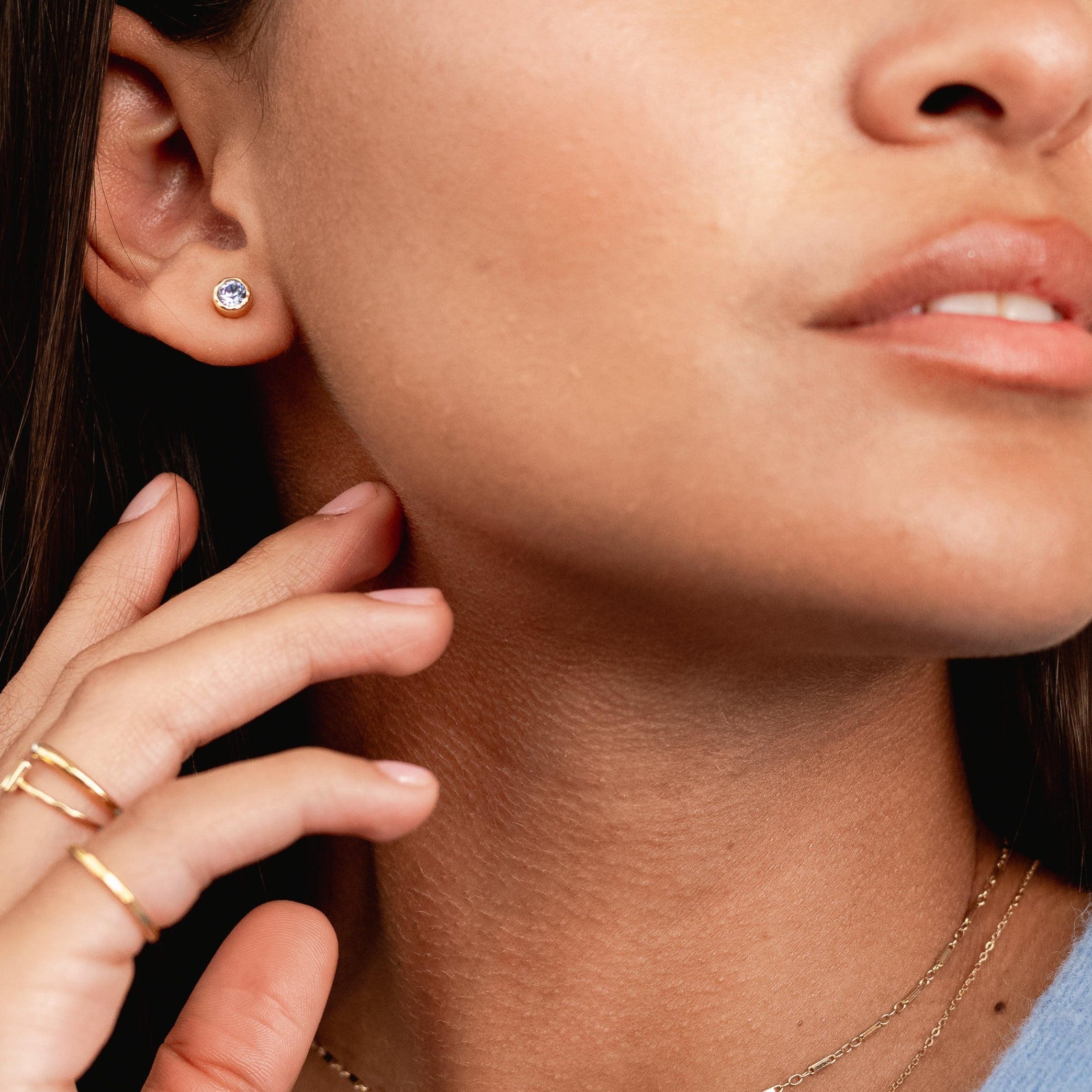 Birthstone Studs