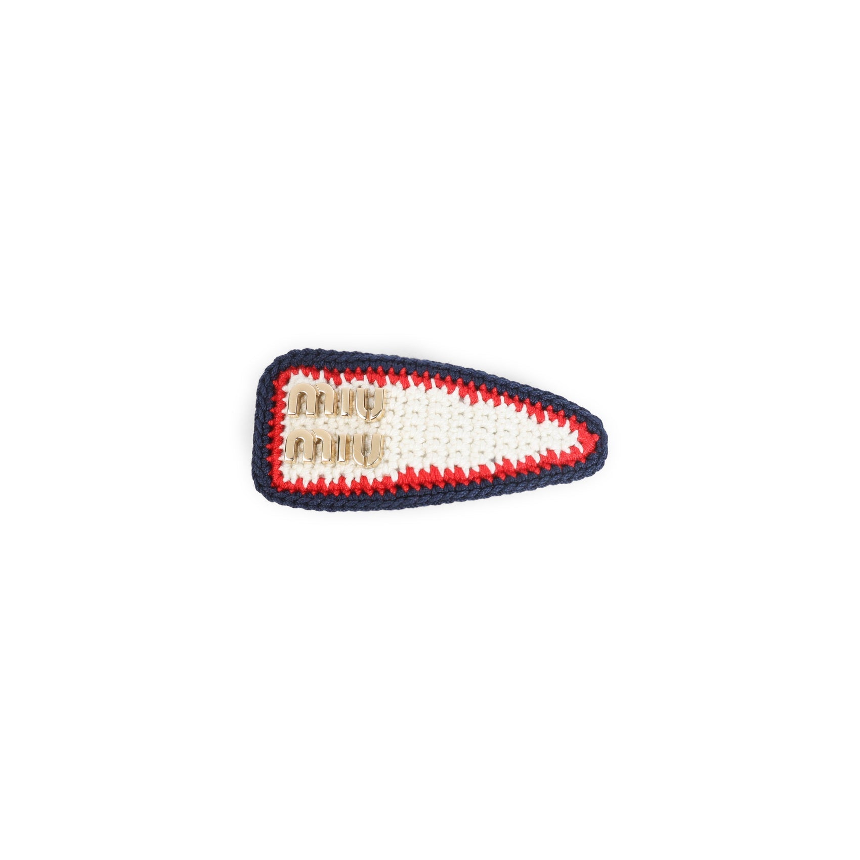 Miu Miu Crochet Hair Clip Women