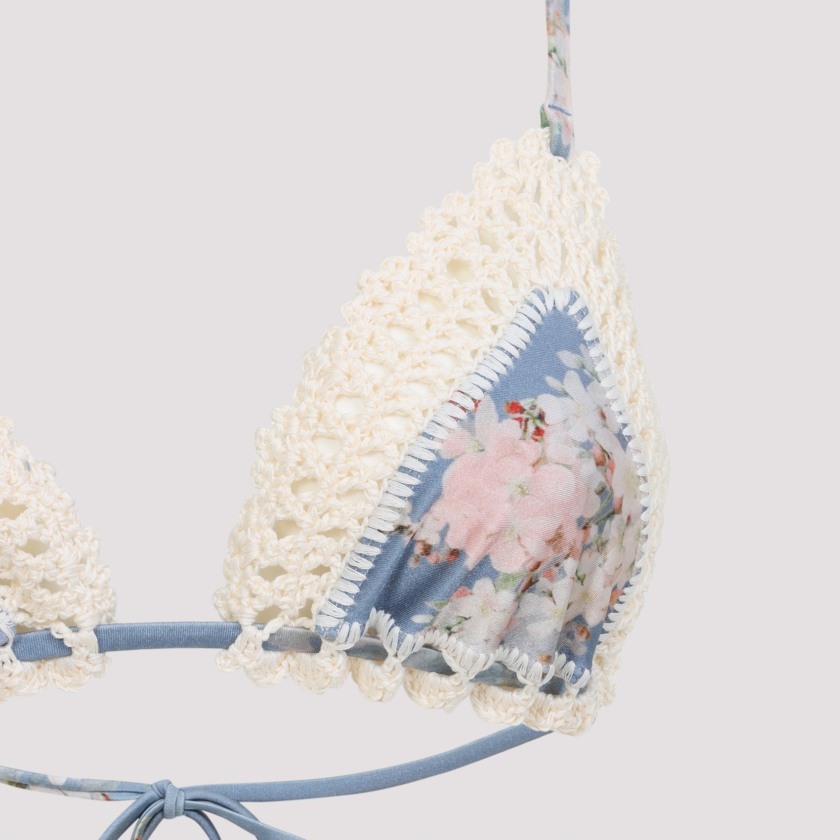 Zimmermann Cascadian Crochet Tri Bikini Women
