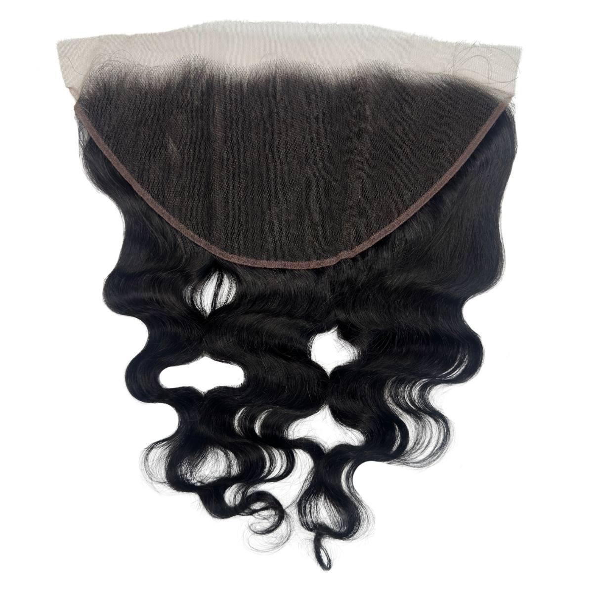 Jet Black Body Wave 13x6 HD Lace Human Hair Frontal
