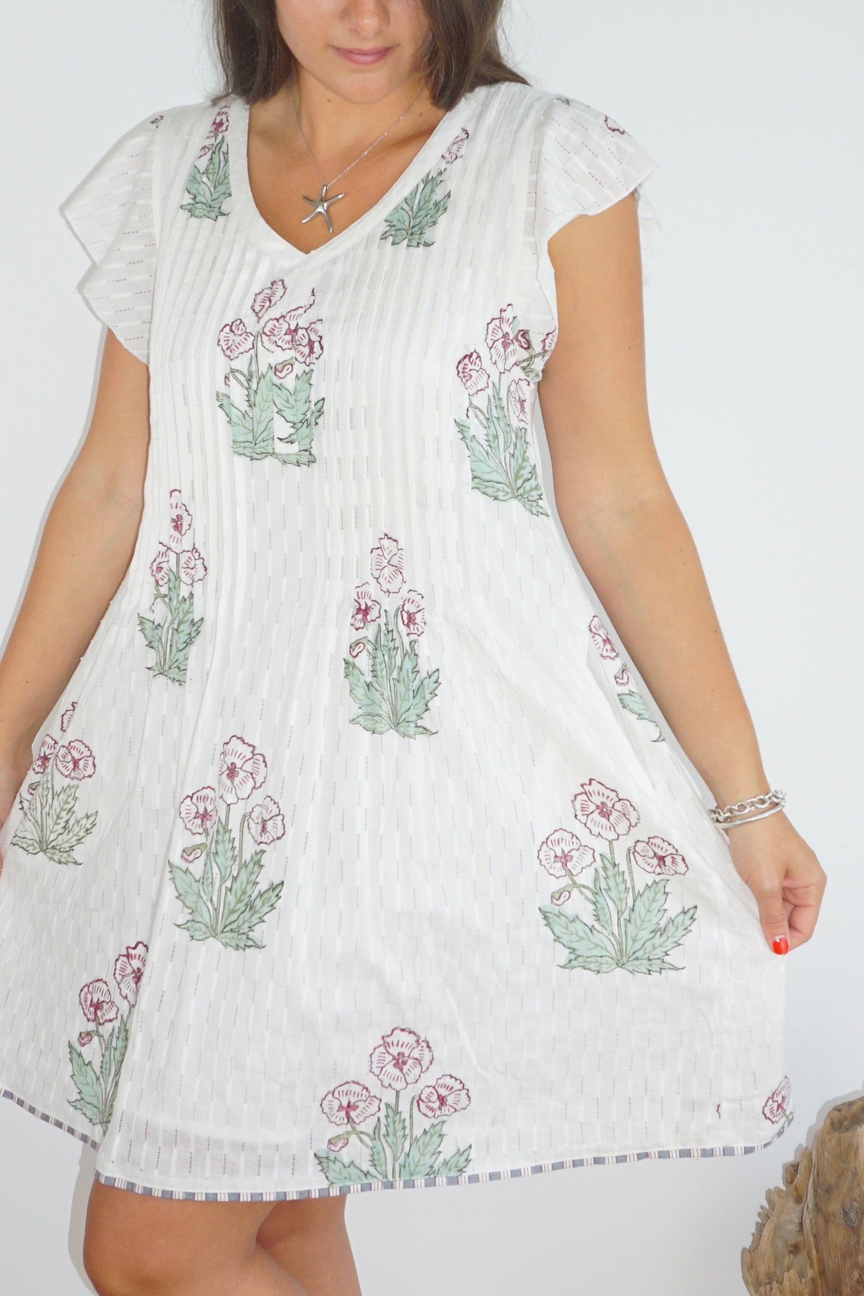 Doris Mini Dress in Cosmos