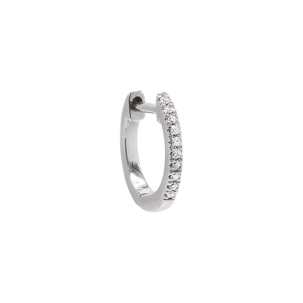 Diamond Huggie Earring 14K - Adina's Jewels