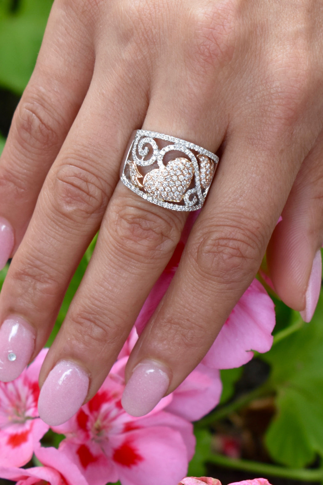 14kt 2-Tone Diamond Ring