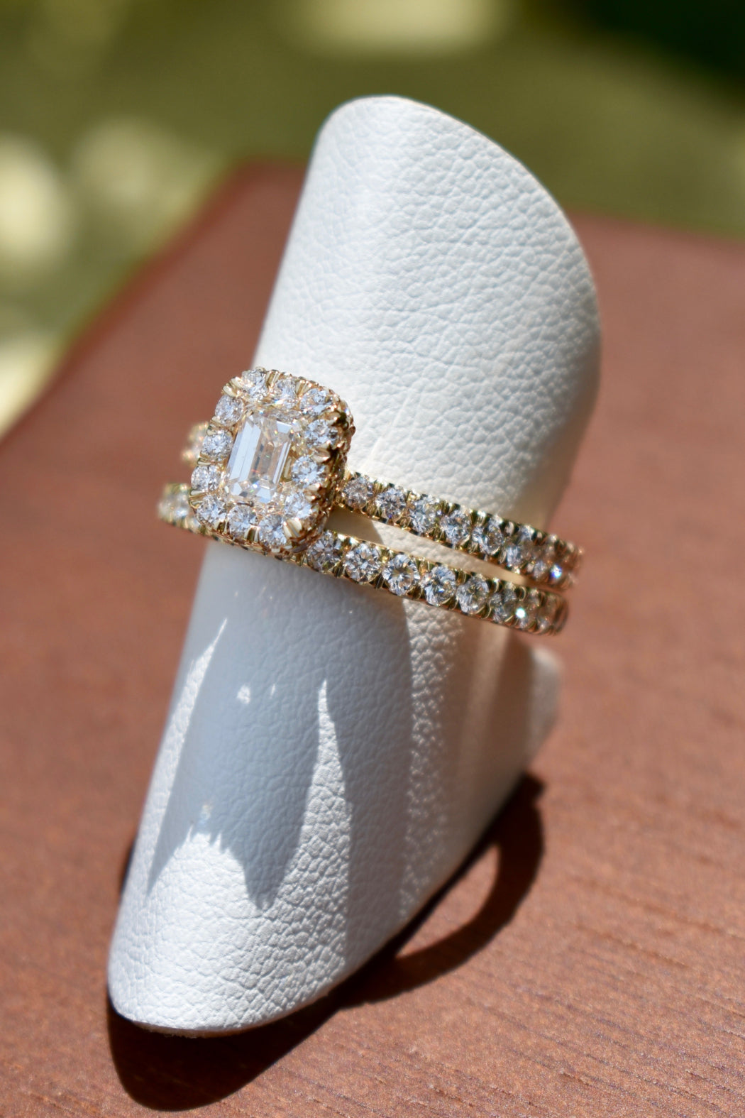 14kt Y/Gold Diam(1.90ctt) Wedding Set