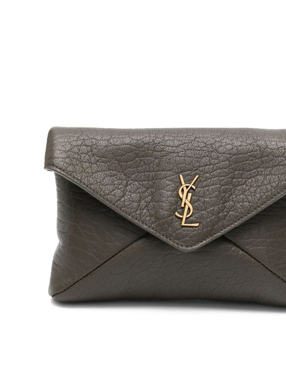 Saint Laurent Women Cassandre Chain Pouch In Lambskin