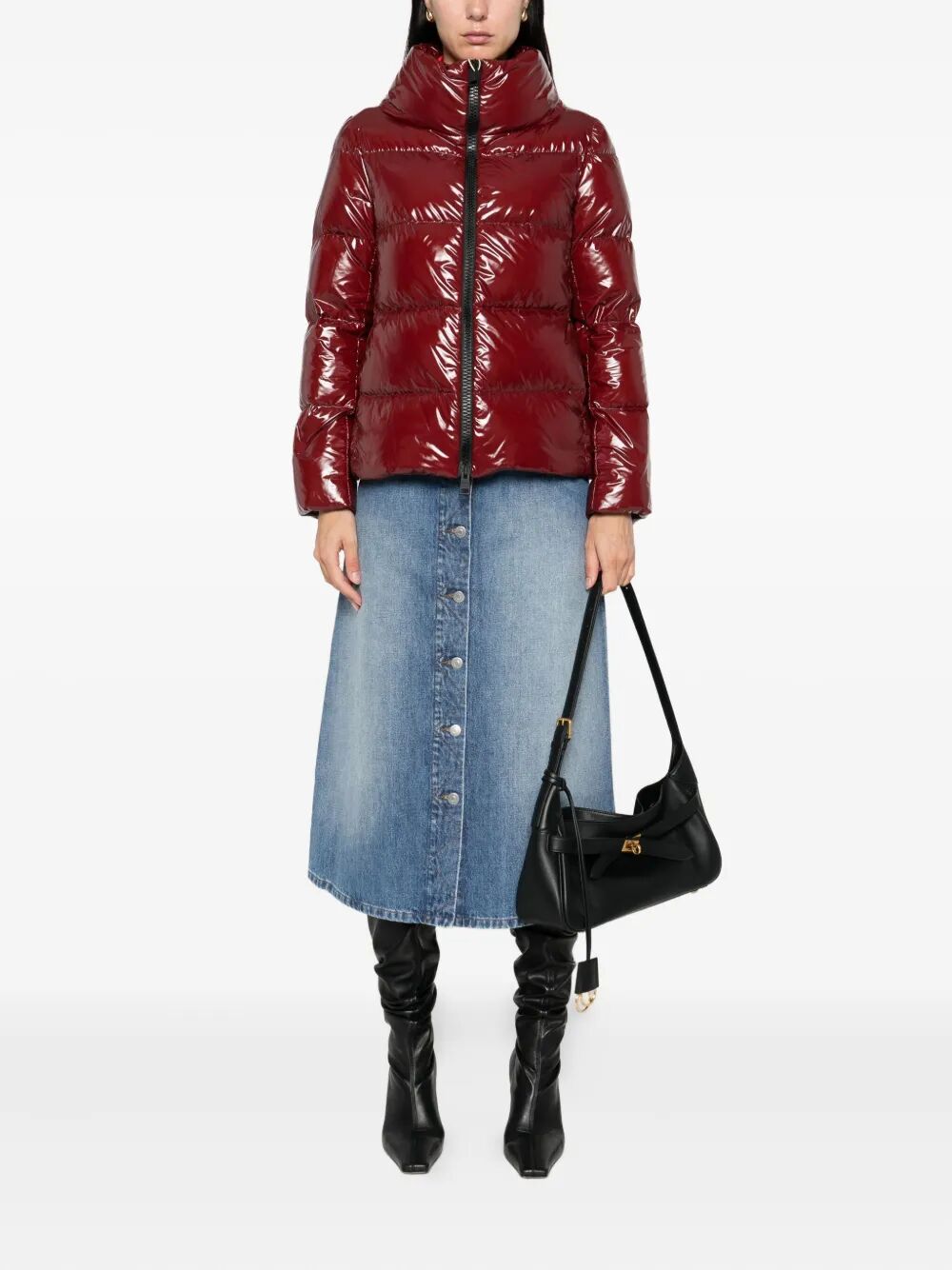 Herno Women Glossy Finish Puffer Jacket