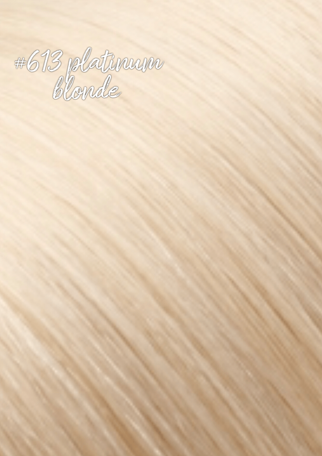 Luxury Quality Tape Hair Extensions #613 Platinum Blonde