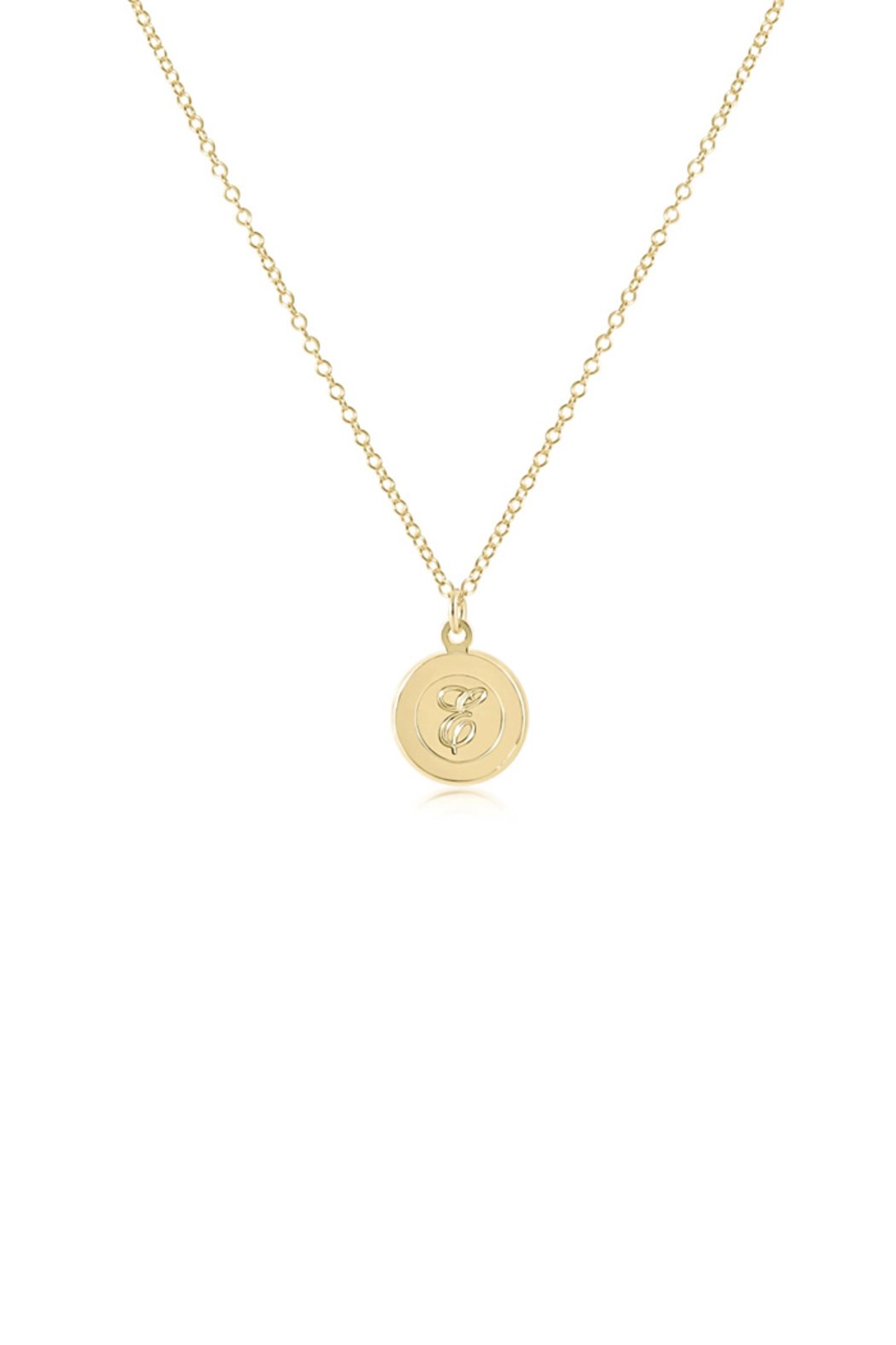16" Respect Initial Charm Necklace