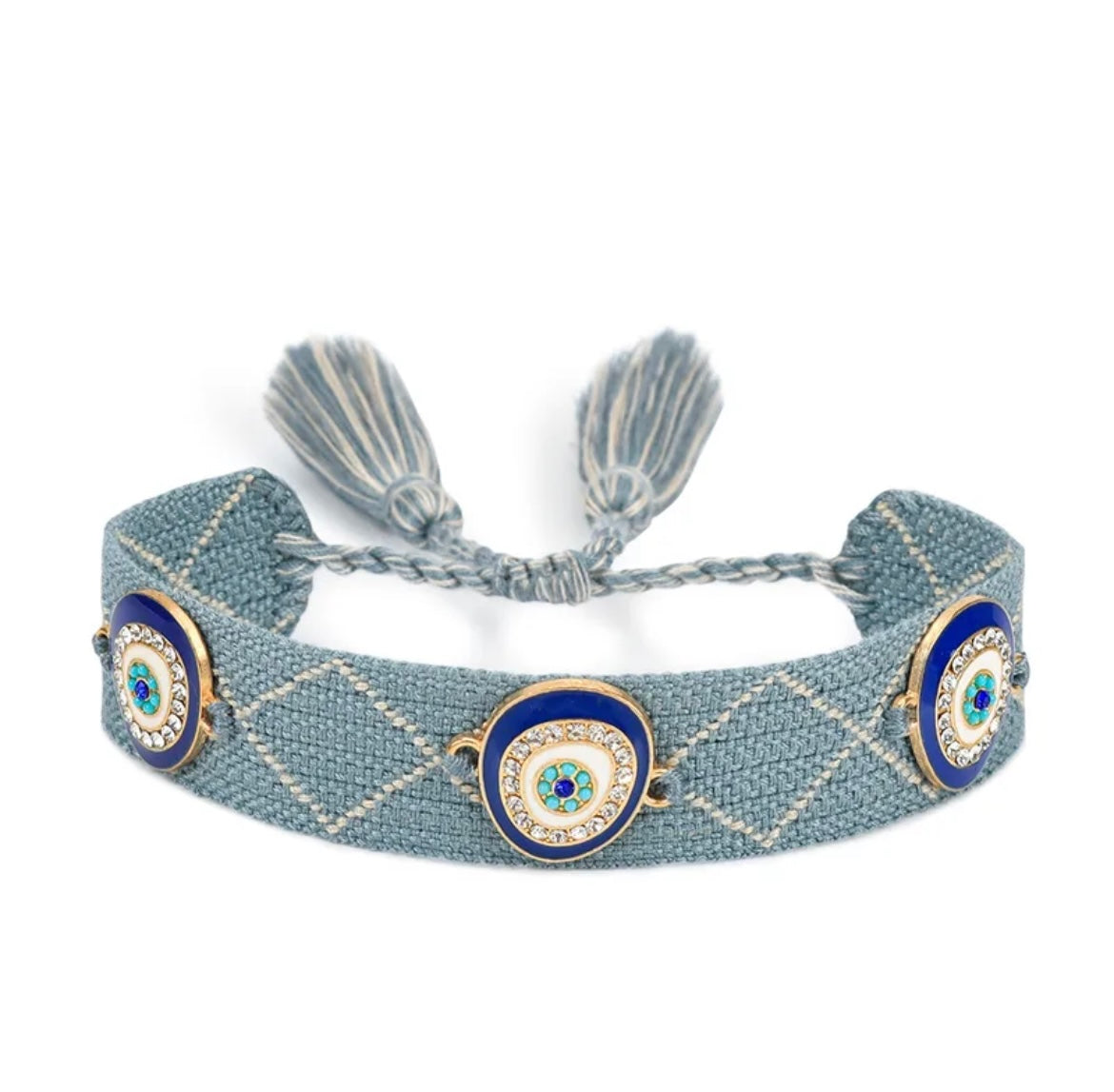 Evil Eye Tassle Bracelet