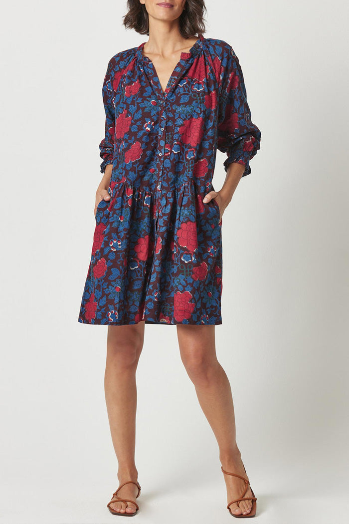 Button Down Cotton Floral Dress