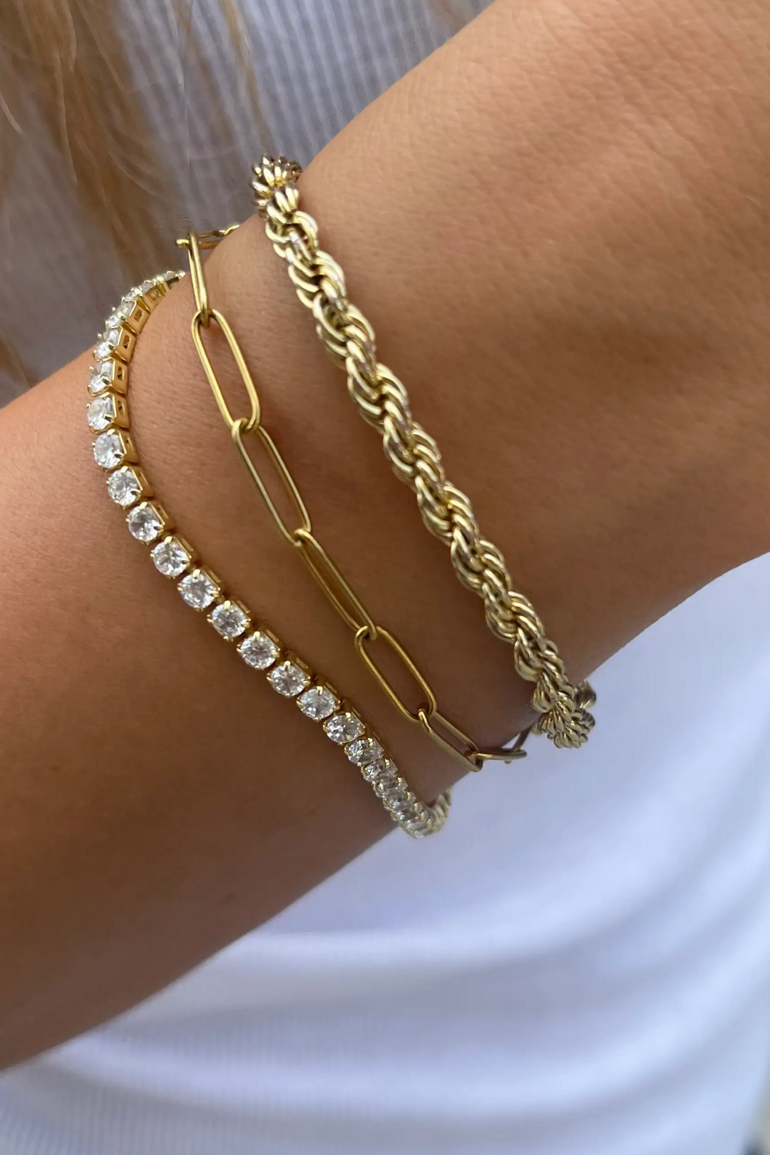 Shimmer Tennis Bracelet